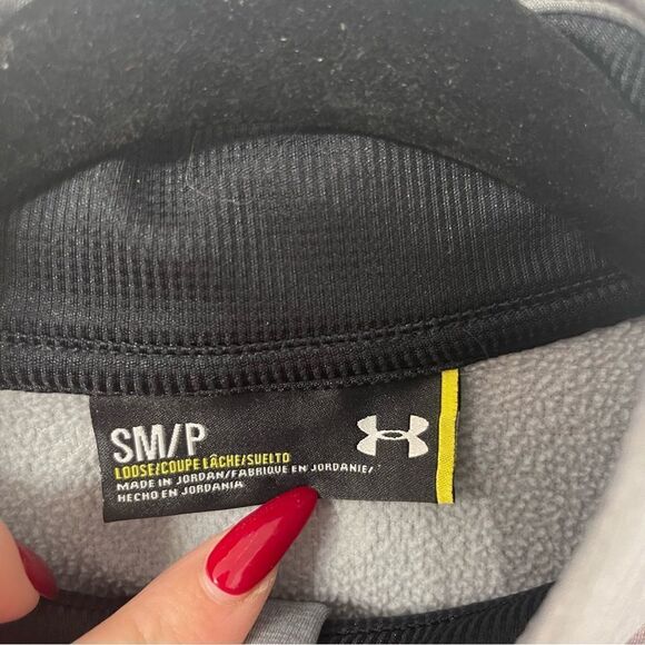 Gray Under Armour Half Zip Pullover - Picture 3 of 5